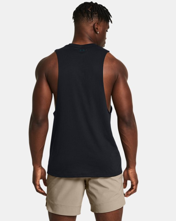 Men's Project Rock BSR Payoff Tank in Black image number 1